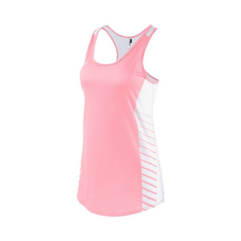 Womens Mizuno Team Tank Top Rose Philippines (OEXLKP150)